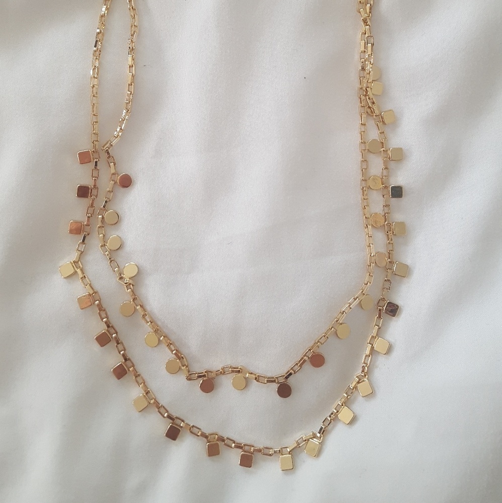 Express gold necklace